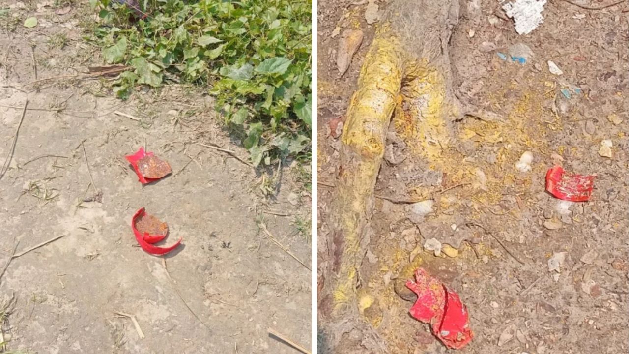 রাতের অন্ধকারে হঠাৎ হাতবোমা বিস্ফোরণে গ্রামজুড়ে আতঙ্ক